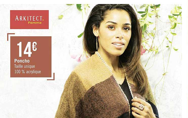 poncho arkitect femme