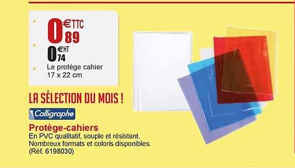 Protège Cahiers Calligraphe