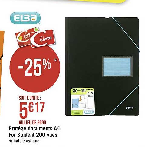 protège documents a4 for student 200 vues elba