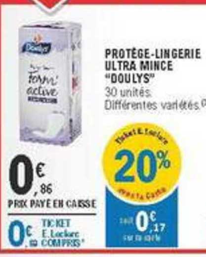 protège lingerie ultra mince doulys