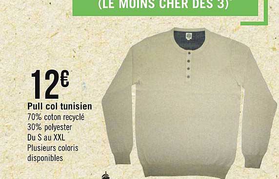 pull col tunisien