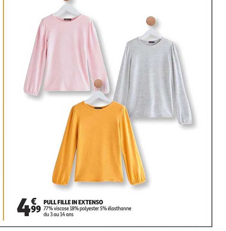 Pull Fille In Extenso
