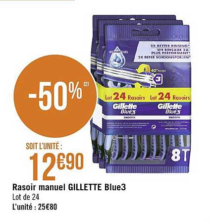 rasoir manuel gillette blue3
