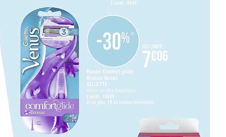 rasoir venus comfort glide breeze gillette