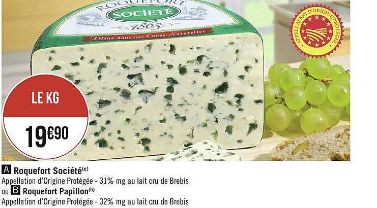 Roquefort Société Ou Roquefort Papillon