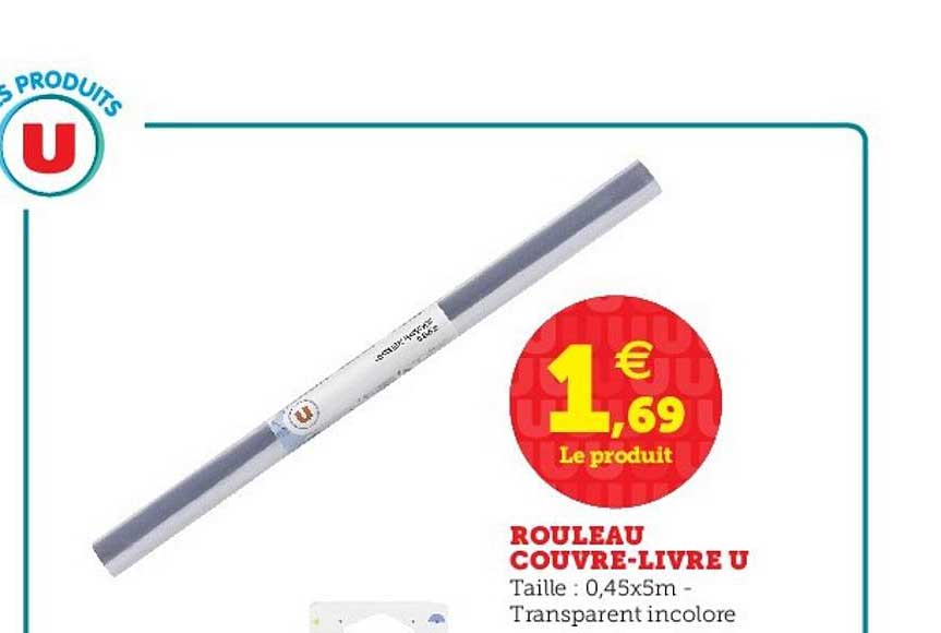 rouleau couvre livre u
