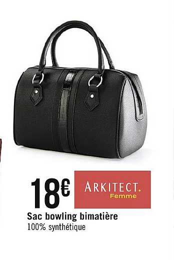 sac bowling bimatière arkitect femme