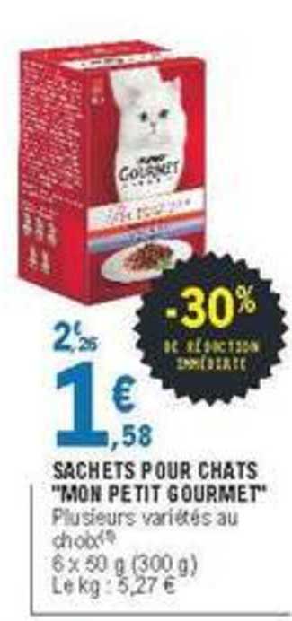 Sachets Pour Chats Mon Petit Gourmet -30% De Réduction Immédiate