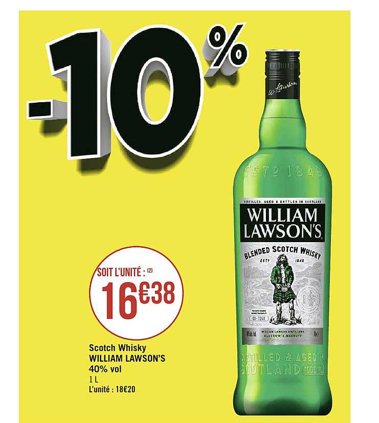 schotch whisky william lawson's