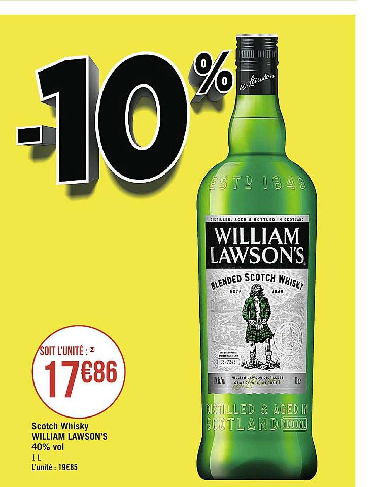 scotch whisky william lawsons