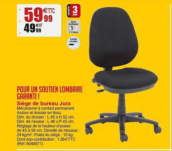 Siège De Bureau Jura