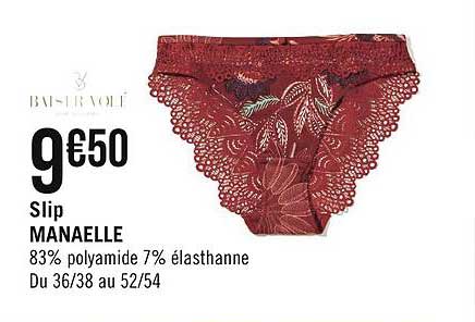 slip manaelle baiser volé