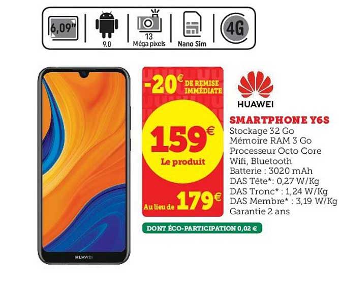 smartphone y6s huawei