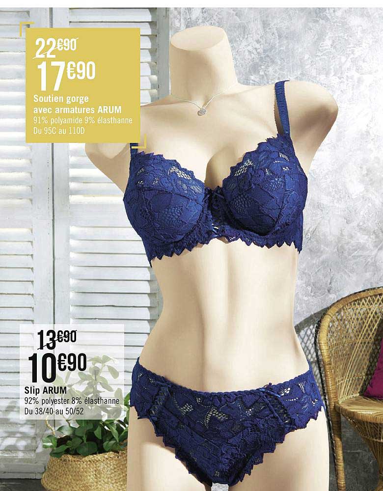 soutien gorge avec armatures arum slip arum