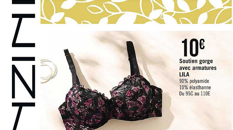 soutien gorge avec armature lila