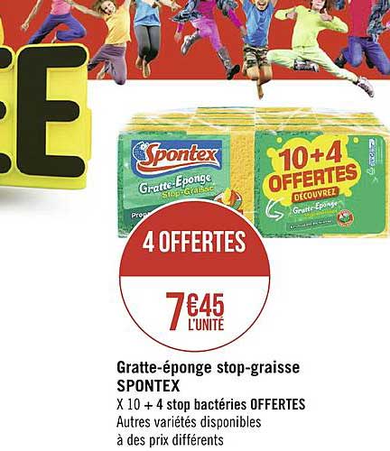 spontex gratte éponge stop graisse