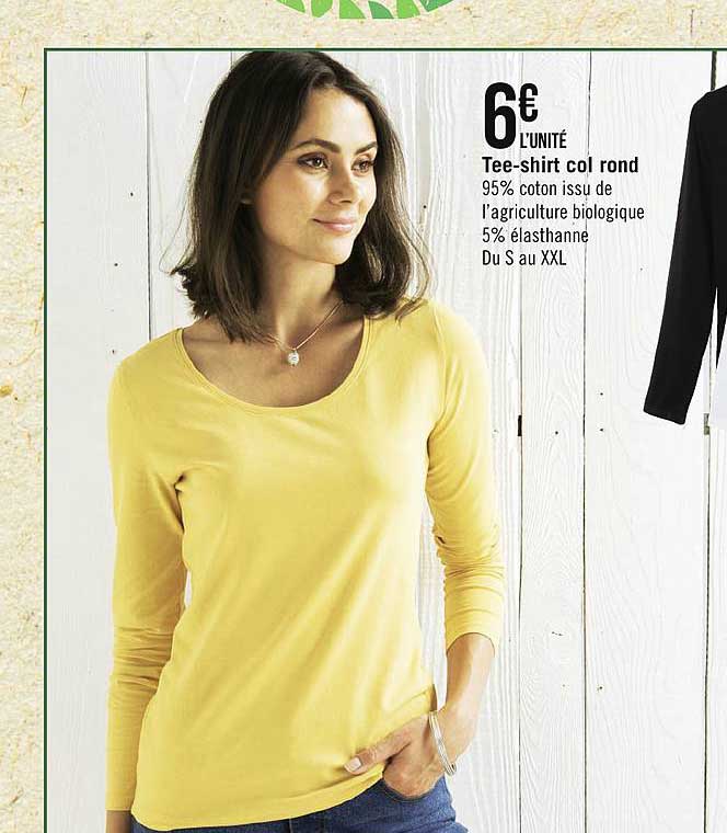 tee shirt col rond