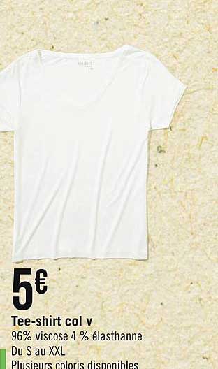 tee shirt col v