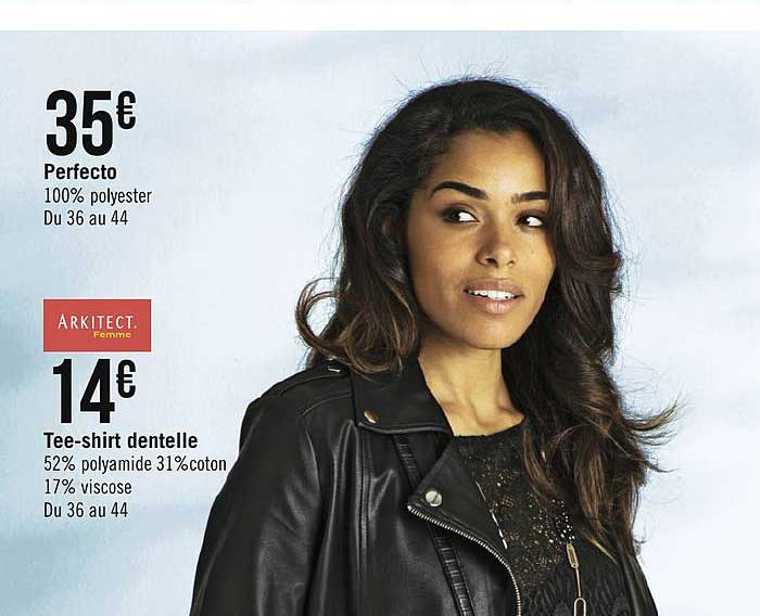 tee shirt dentelle arkitect femme
