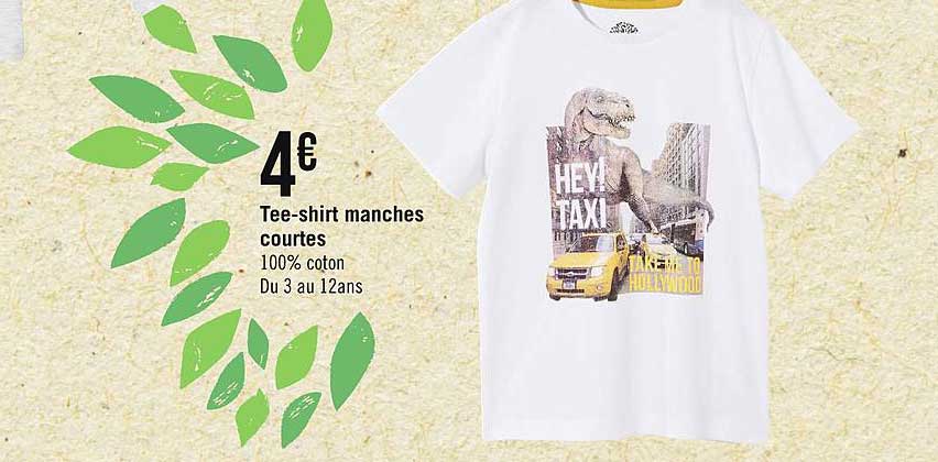 tee shirt manches courtes