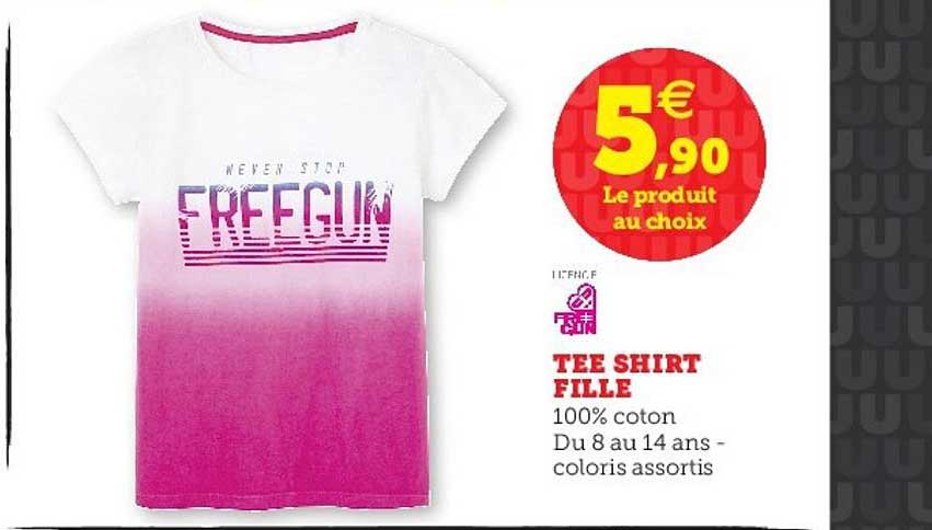 teeshirt fille freegun