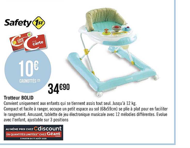 trotteur bolid safety 1st