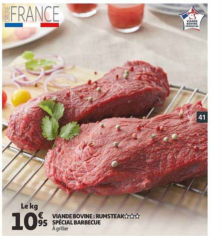 Viande Bovine Rumsteak Spécial Barbecue