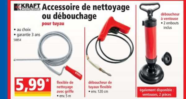 accesoire de nettoyage ou debouchage