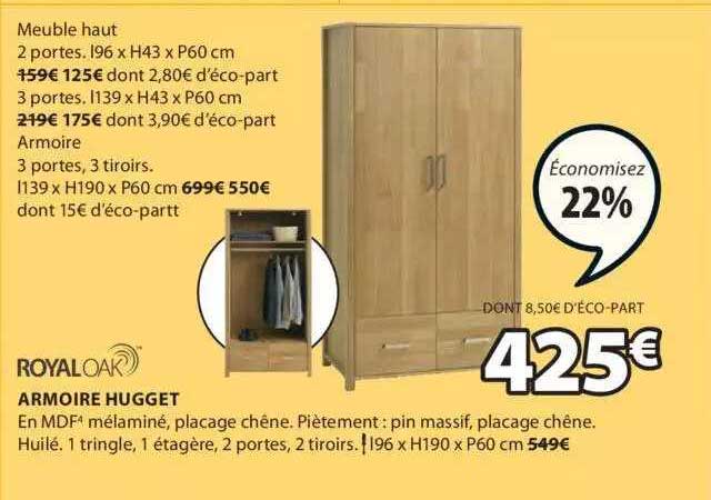 armoire hugget royal oak
