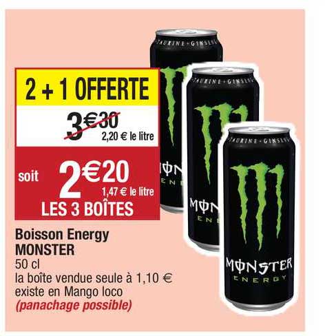 Boisson Energy Monster