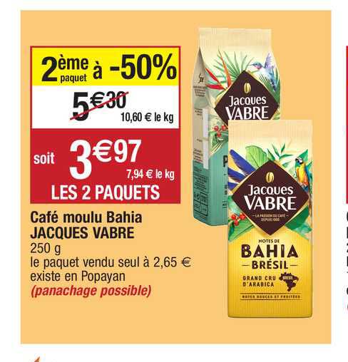 café moulu bahia jacques vabre