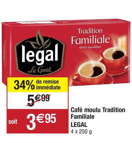 Café Moulu Tradition Familiale Legal