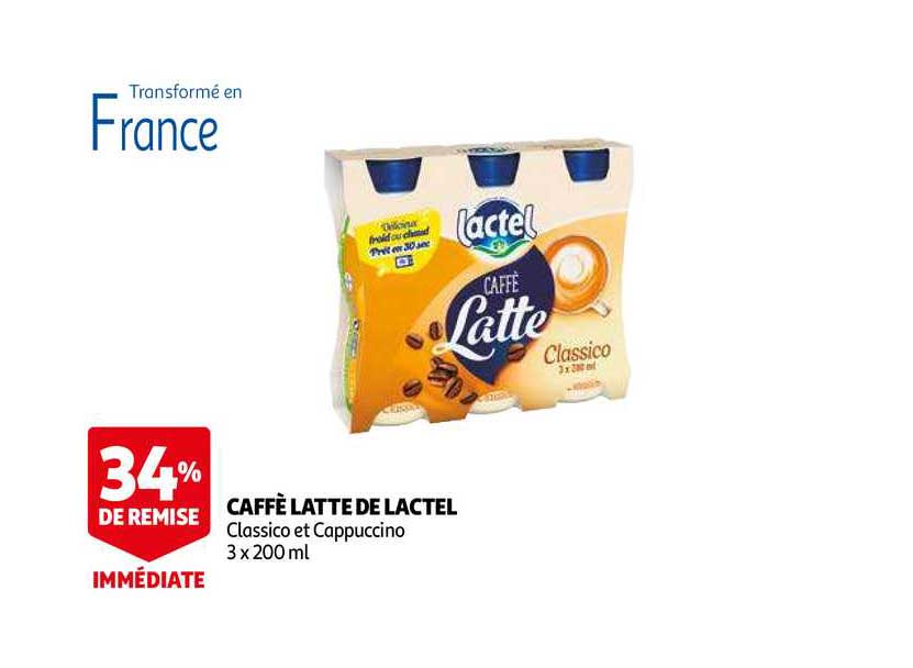 caffè latte de lactel