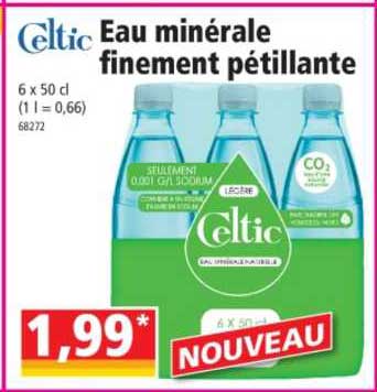 celtic eau minérale finement pétillante