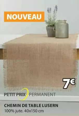 Chemin De Table Lusern