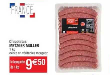 chipolatas metzger muller