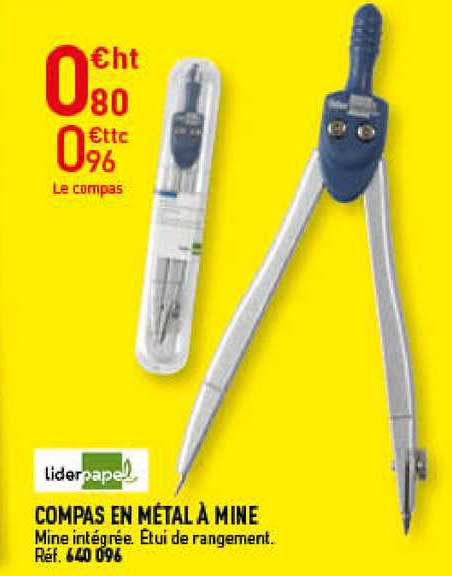 compas en métal à mine