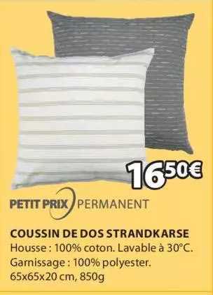 Coussin De Dos Strandkarse