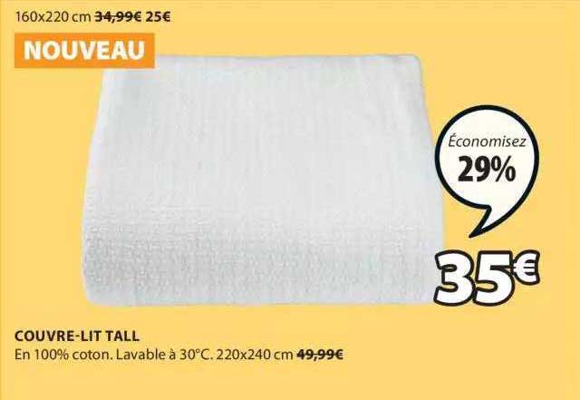 couvre-lit tall