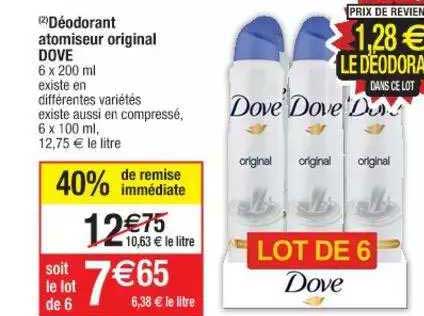 Déodorant Atomiseur Original Dove