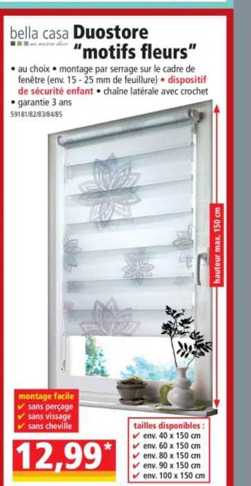 duostore "motif fleurs"