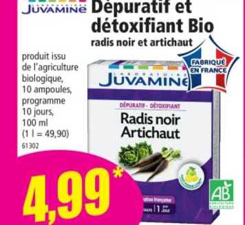 juvamine dépuratif et détoxifiant bio