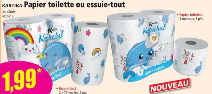 kartika papier toilette ou essuie-tout