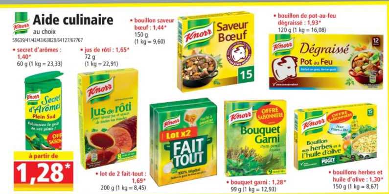 knorr aide culinaire
