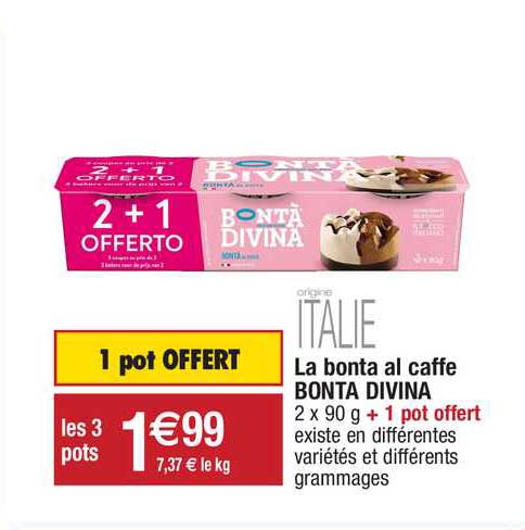 la bonta al caffe bonta divina