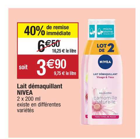 lai démaquillant nivea