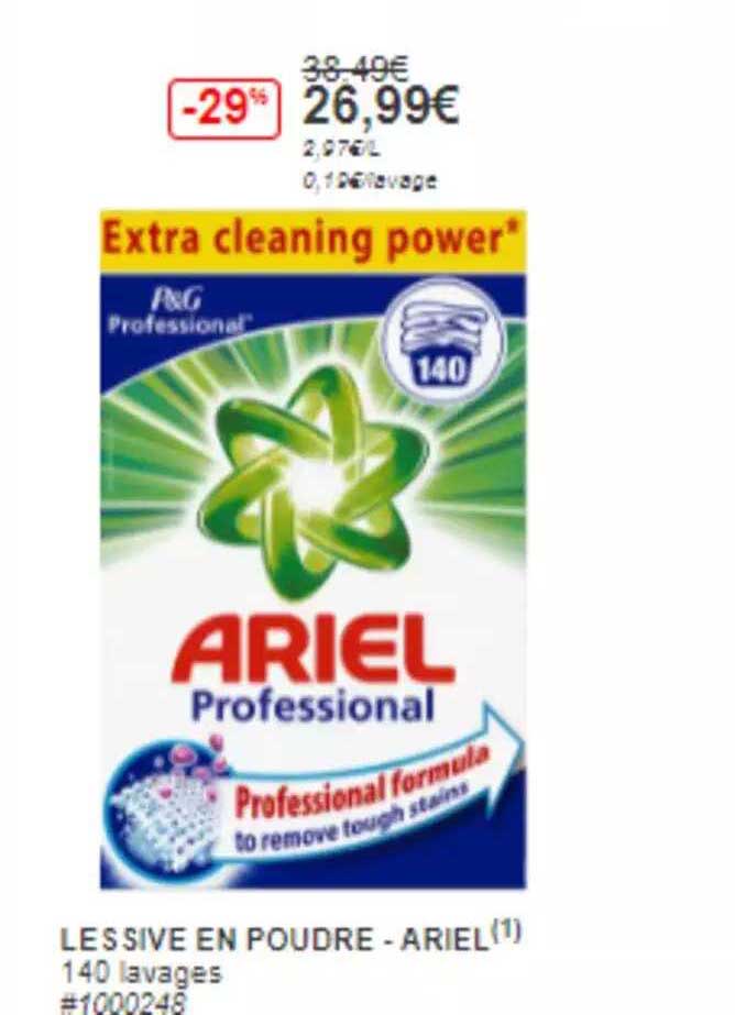 Lessive En Poudre - Ariel