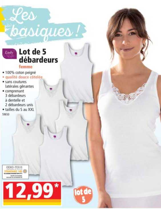 Lot De 5 Débardeurs