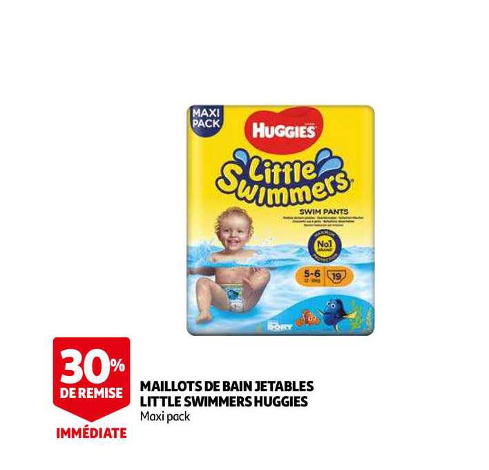 maillots de bain jetables little swimmers huggies