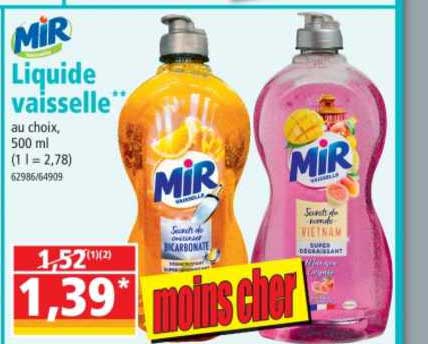 Mir Liquide Vaisselle
